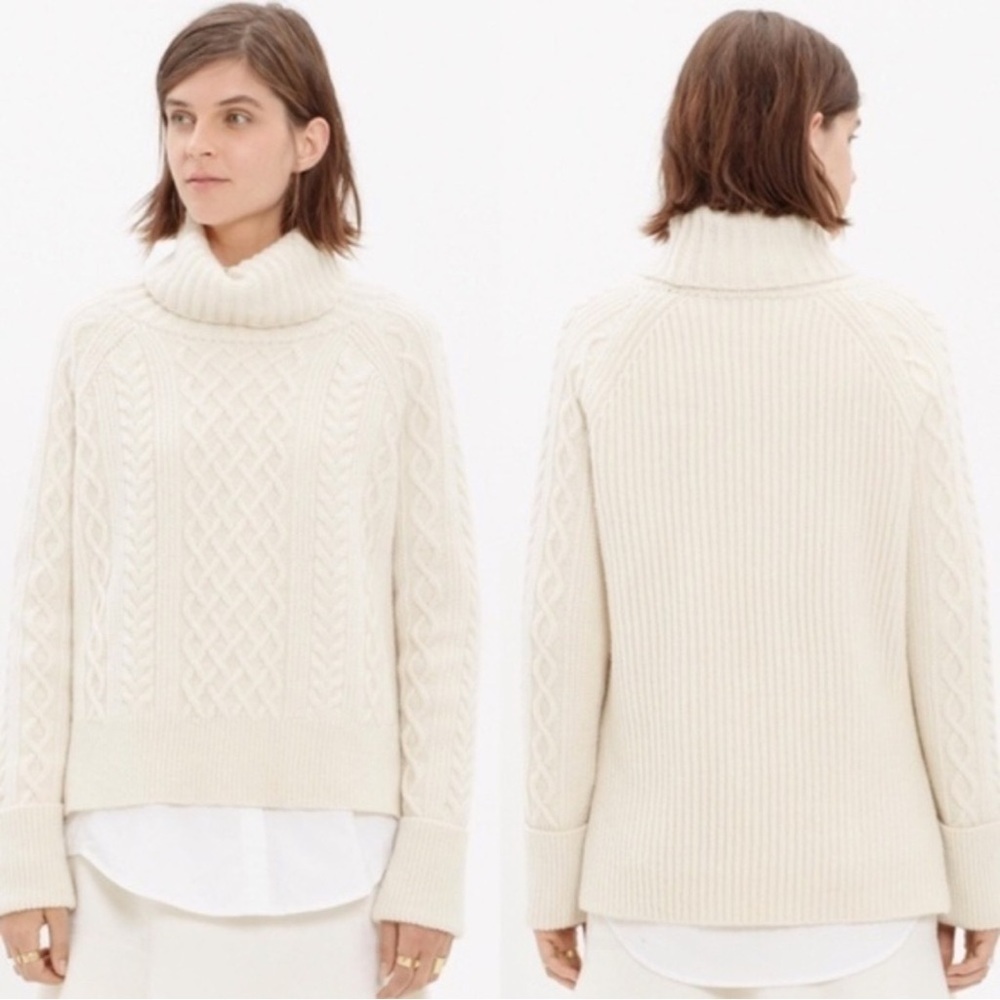 Madewell Cityblock Turtleneck Sweater Size XS - Picture 1 of 8